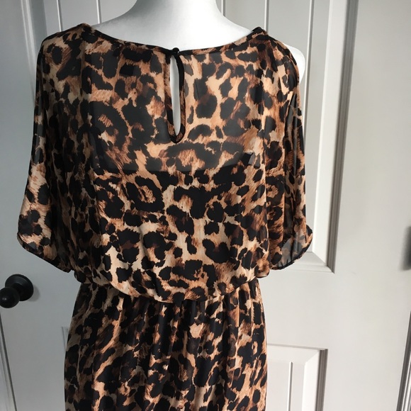 Thalia Sodi Animal Print Summer Dress Med - Picture 2 of 6